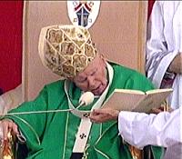 w. Jan Pawe II podczas beatyfikacji Jana Beyzyma SJ, Krakw-Bonia, 18 sierpnia 2002 r.
