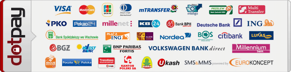 P�atno�ci obs�uguje system bezpiecznych p�atno�ci DotPay
