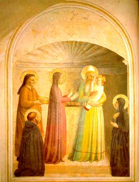 Fra Angelico: Ofiarowanie Chrystusa w świątyni