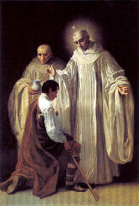 Francisco Goya: Święty Bernard przyjęty do cystersów