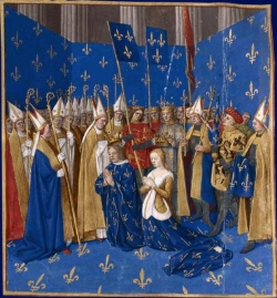 Koronacja św. Blanki i Ludwika VIII, króla Francji