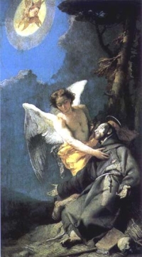 �wi�ty Franciszek z Asy�u otrzymuje stygmaty